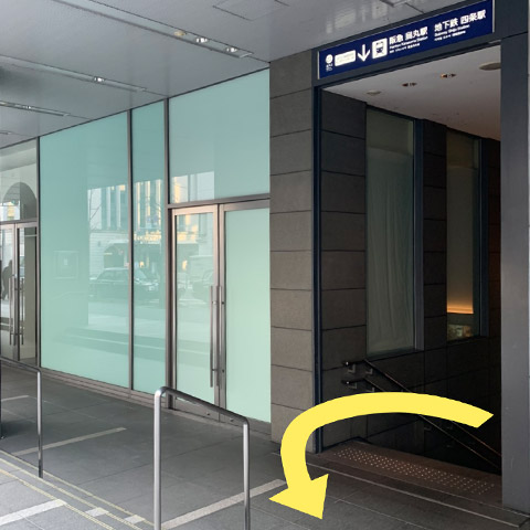 ⑥道順6　烏丸駅・四条駅22番出口