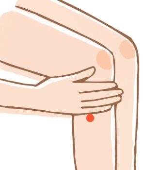 むくみ改善ツボ「陽陵泉」