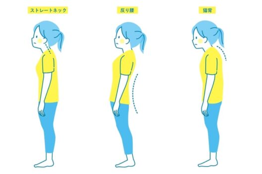 悪い姿勢が痩せ筋に悪影響を与えるメカニズム