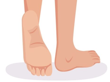 足の甲伸ばし