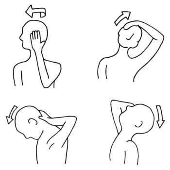 首のストレッチ